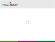 Tablet Screenshot of pranzotours.com